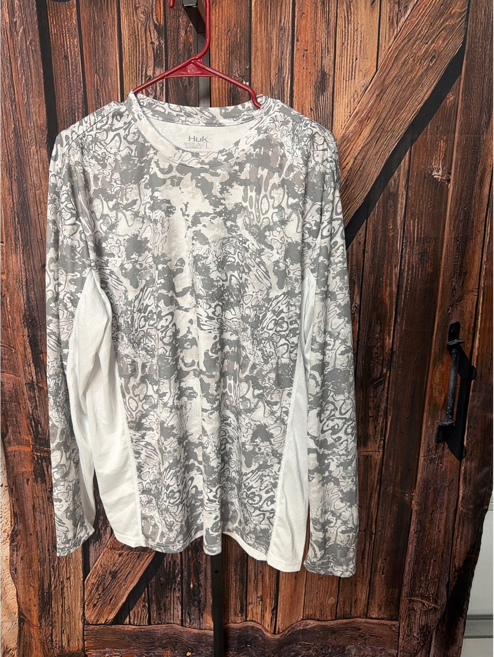 Huk Men's Long Sleeve Polyester Shirt Size Large